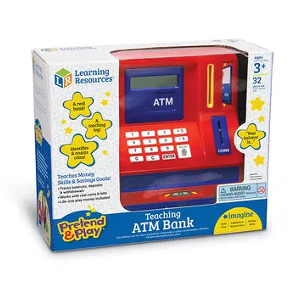 Cajero Automatico Didactico p/Reforzar Matematicas 20x25cm 3