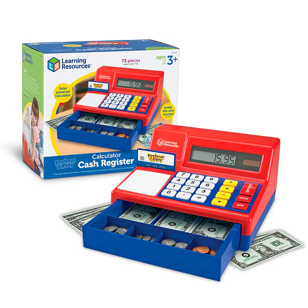 Caja Registradora Solar 8 Digitos 73 Piezas 27x24x14cm 1
