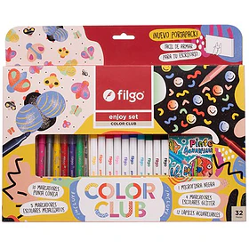 Set Filgo Enjoy Color Club 32 Piezas