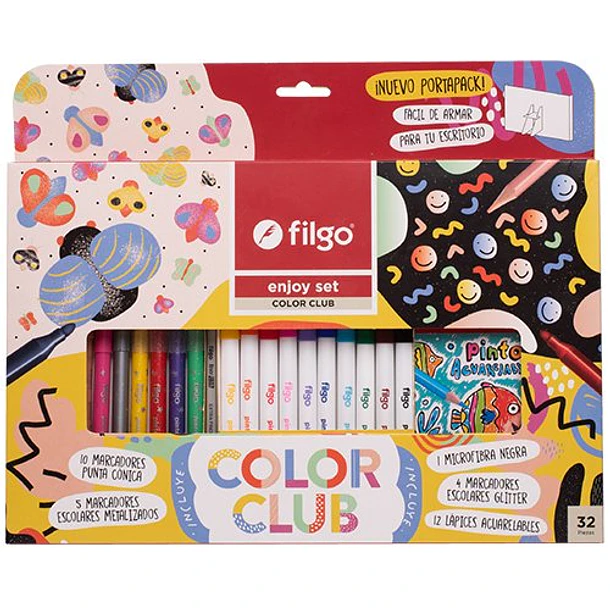 Set Filgo Enjoy Color Club 32 Piezas 