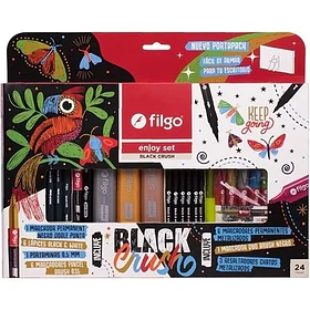 Set Filgo Enjoy Black Crush 24 Piezas