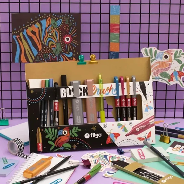 Set Filgo Enjoy Black Crush 24 Piezas 3