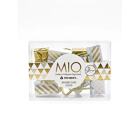 Doble Clips Mio Rhein Gold Set 12 unid