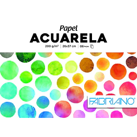 Sobre Papel Acuarela 200G 6 Pliegos