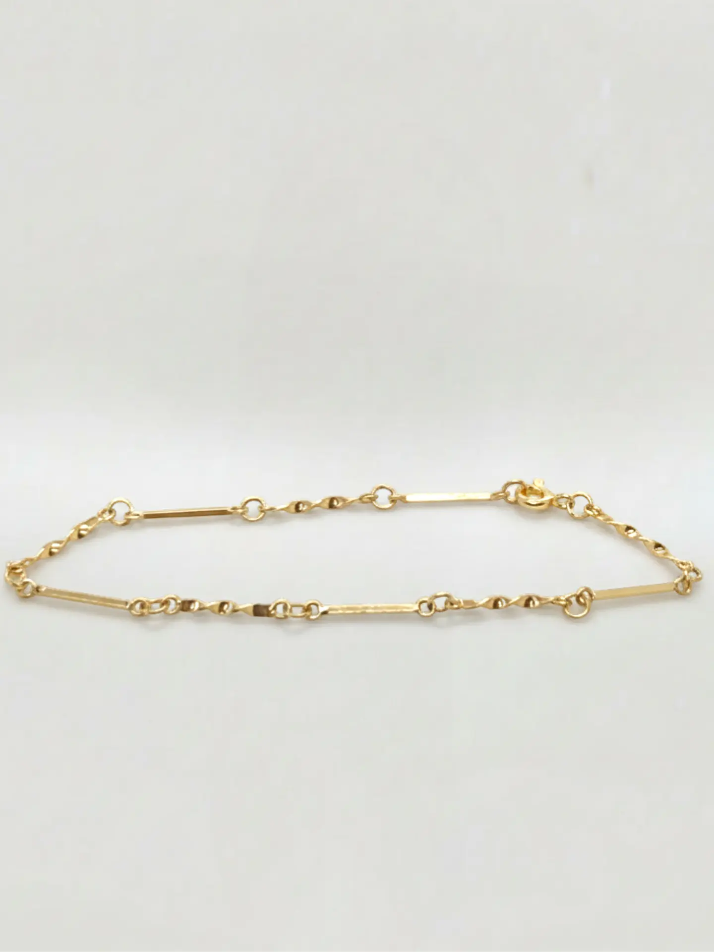 Pulsera Eslabón Estilizado Oro Oro 18k 2