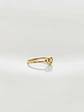 Anillo Corazón de Cristal Circón Oro 18k - Miniatura 4
