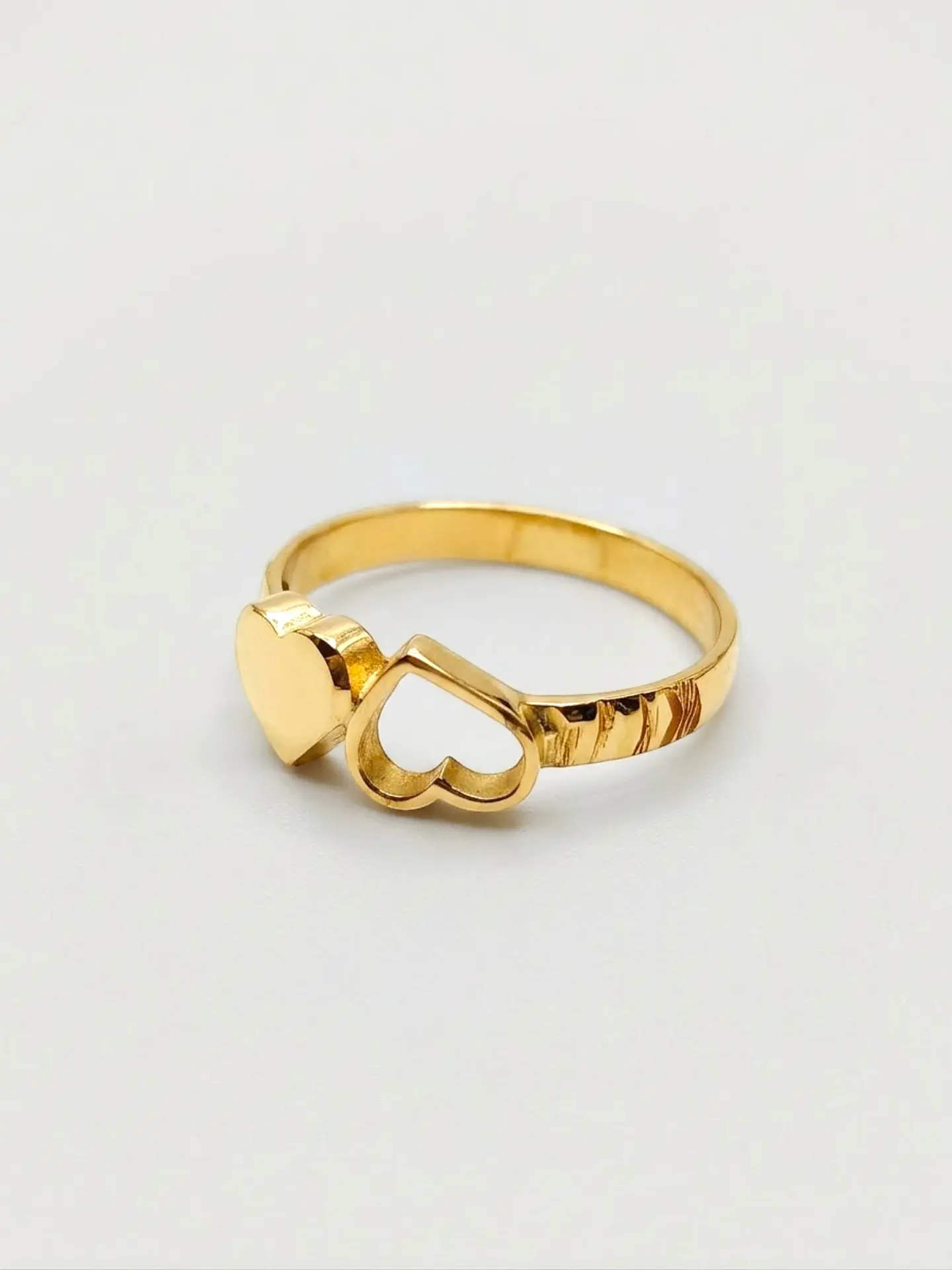 Anillo Tú y Yo Almas Gemelas Oro 18k 1