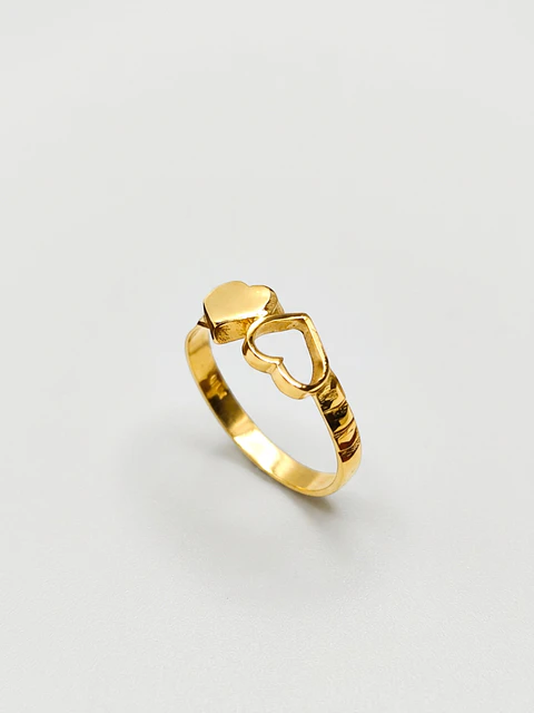Anillo Tú y Yo Almas Gemelas Oro 18k