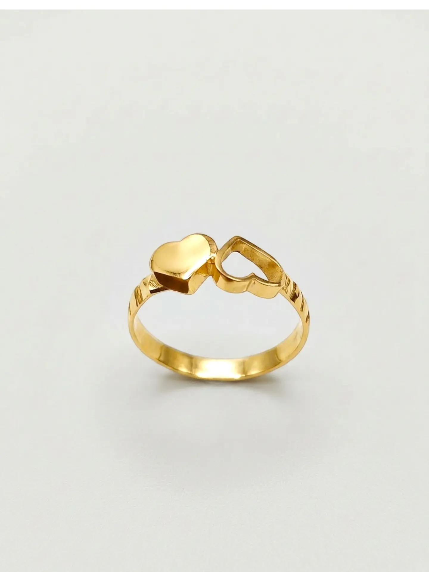 Anillo Tú y Yo Almas Gemelas Oro 18k 5