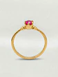 Anillo Solitario Pasión de Rubí Oro 18k - Miniatura 2