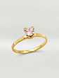 Anillo Solitario Mística Rosa de Francia Oro 18k - Miniatura 3