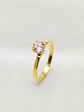 Anillo Solitario Mística Rosa de Francia Oro 18k - Miniatura 1