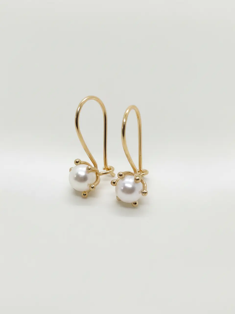 Aros Perla Cultivada Colgante Elegance Oro 18k 3