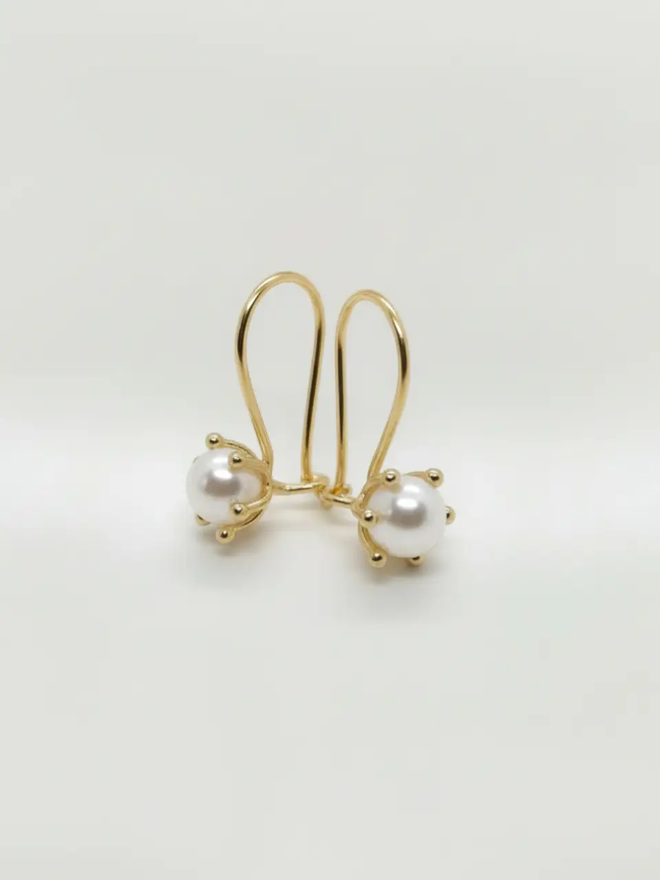 Aros Perla Cultivada Colgante Elegance Oro 18k 4