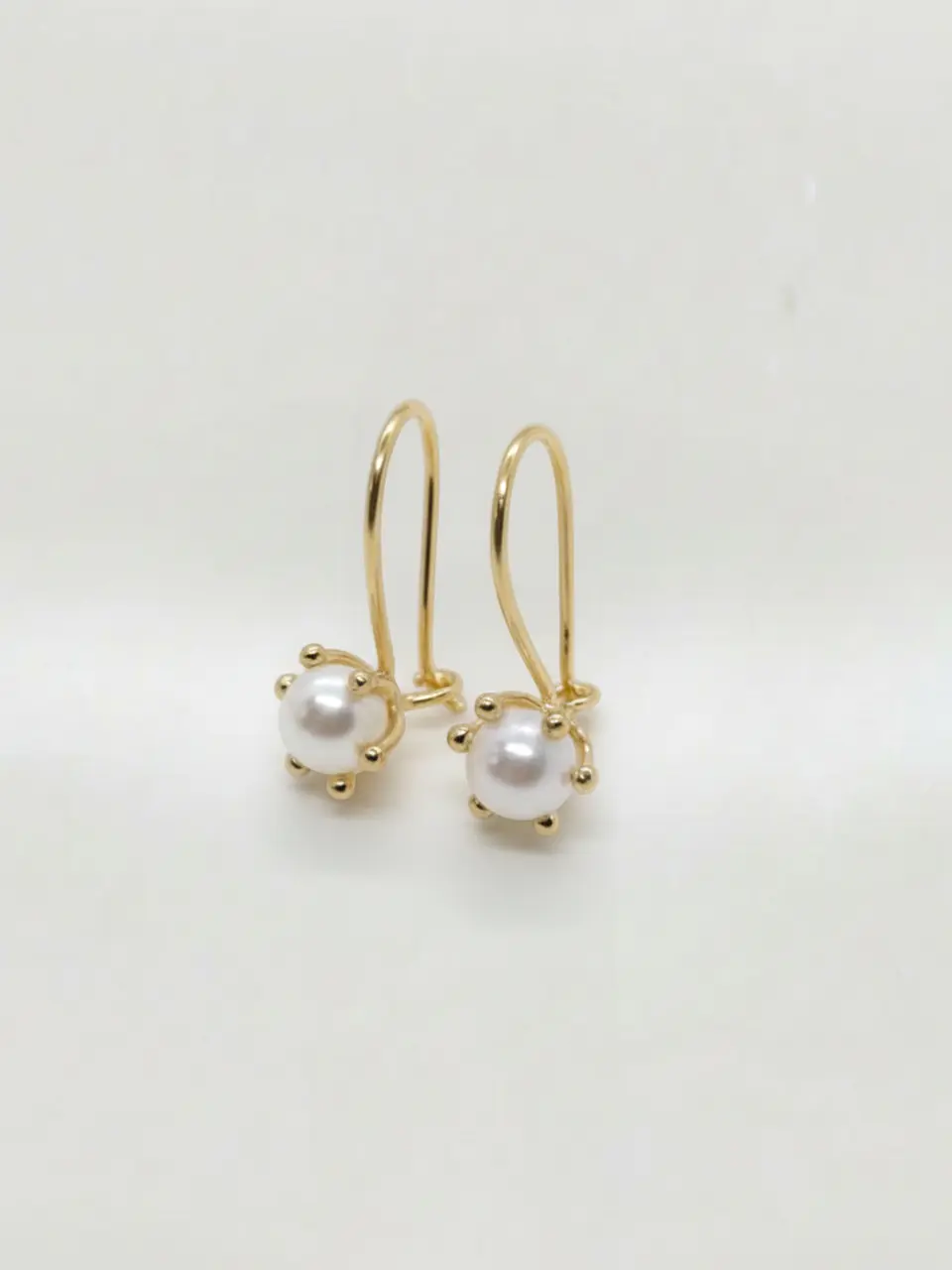 Aros Perla Cultivada Colgante Elegance Oro 18k 1