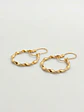 Aros Argollas Espiral de Gala Oro 18k - Miniatura 1