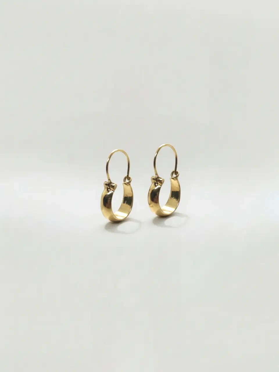 Aros Argollas Estilo Bote de Gala Oro 18k 3