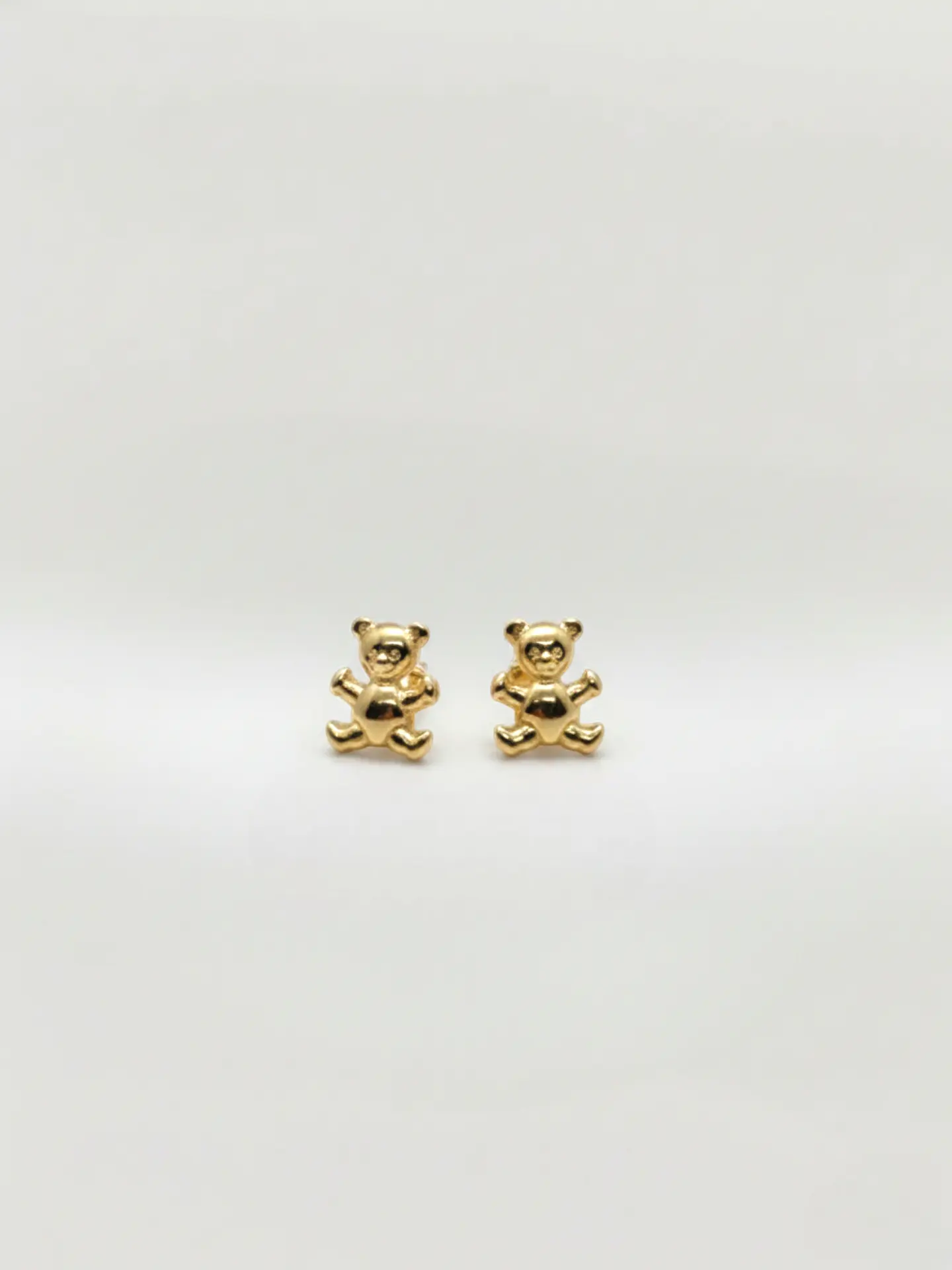 Aros Ositos de Oro Delicadeza Oro 18k 1