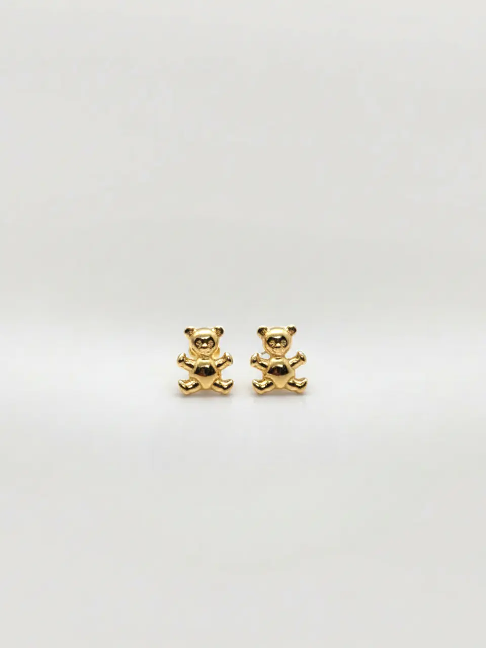 Aros Ositos de Oro Delicadeza Oro 18k 3