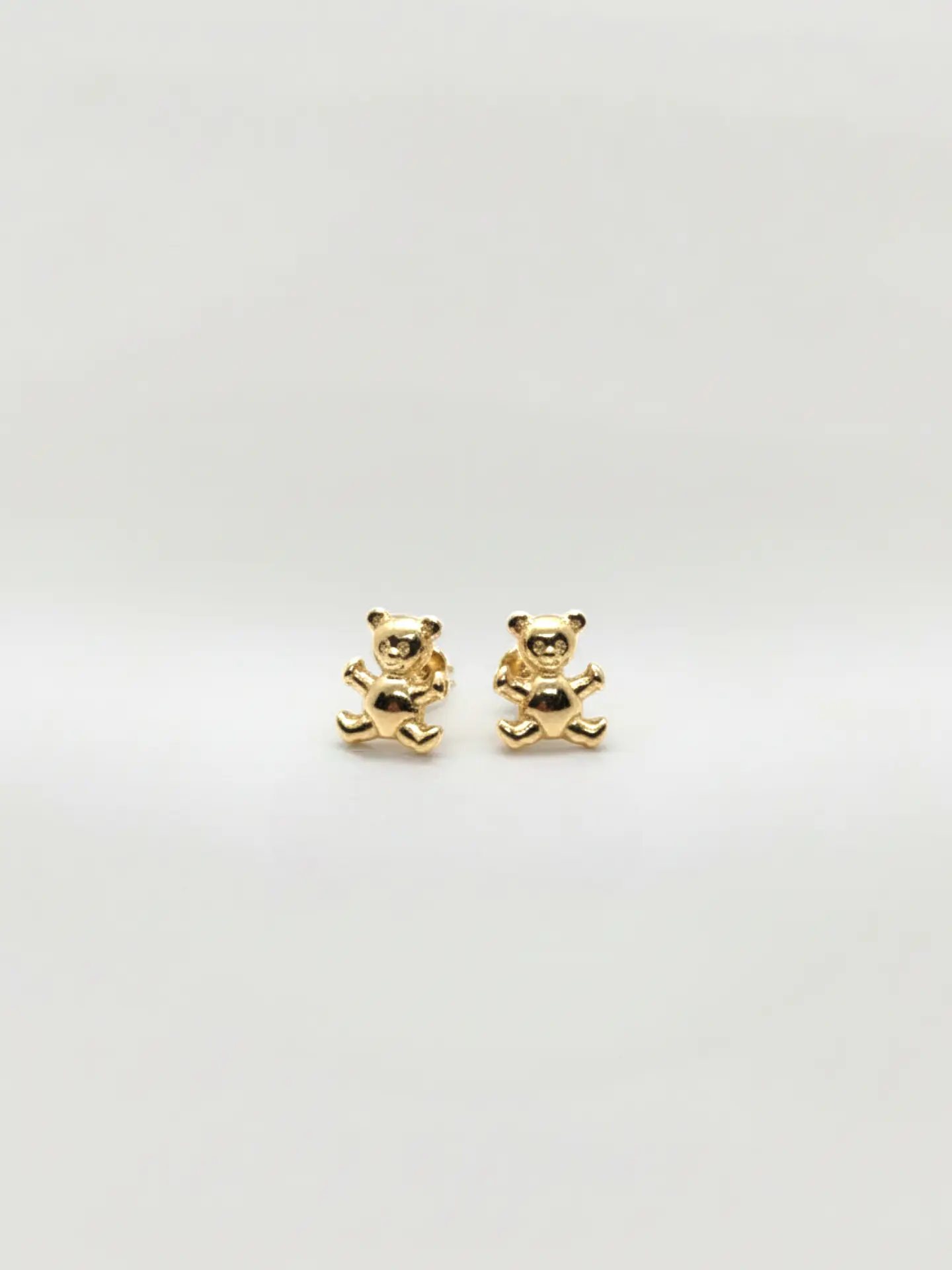 Aros Ositos de Oro Delicadeza Oro 18k 4