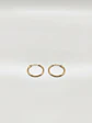 Aros Tubulares Minimalistas Oro 18k - Miniatura 3