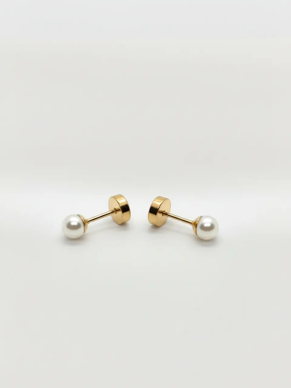 Aros Abridores Perla Delicada Chico Oro 14k 1