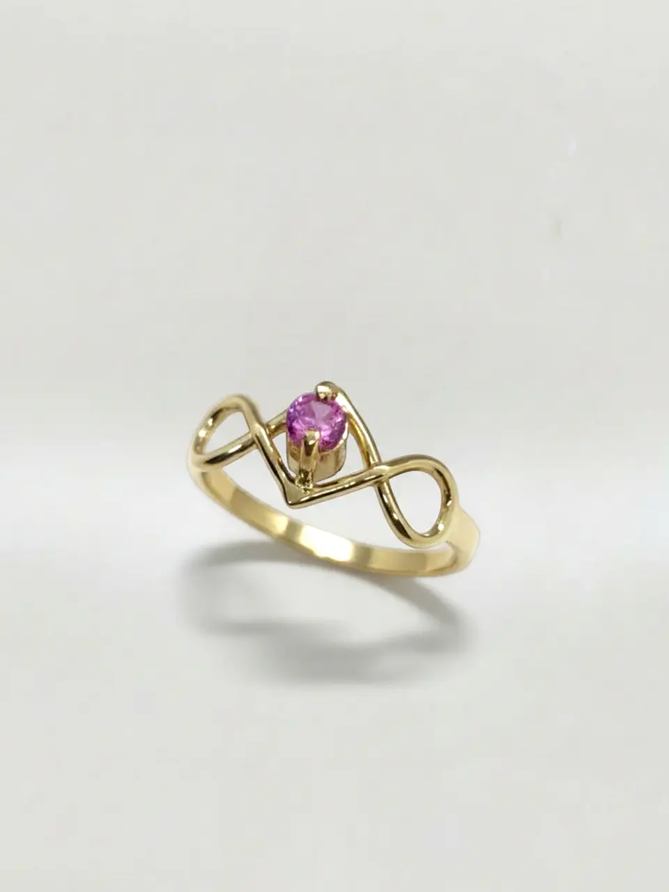 Anillo Infinito Rosa de Francia Mística Oro 18k 3