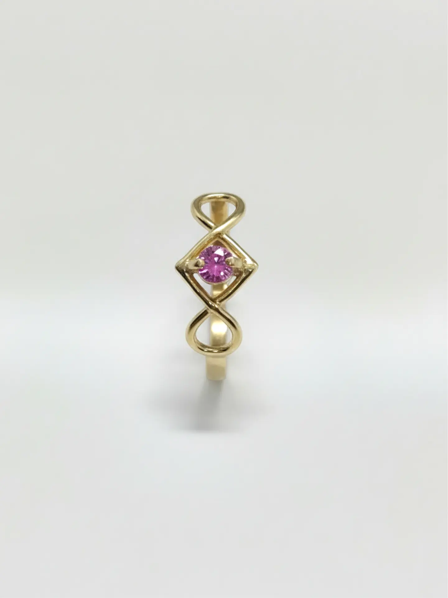 Anillo Infinito Rosa de Francia Mística Oro 18k 4