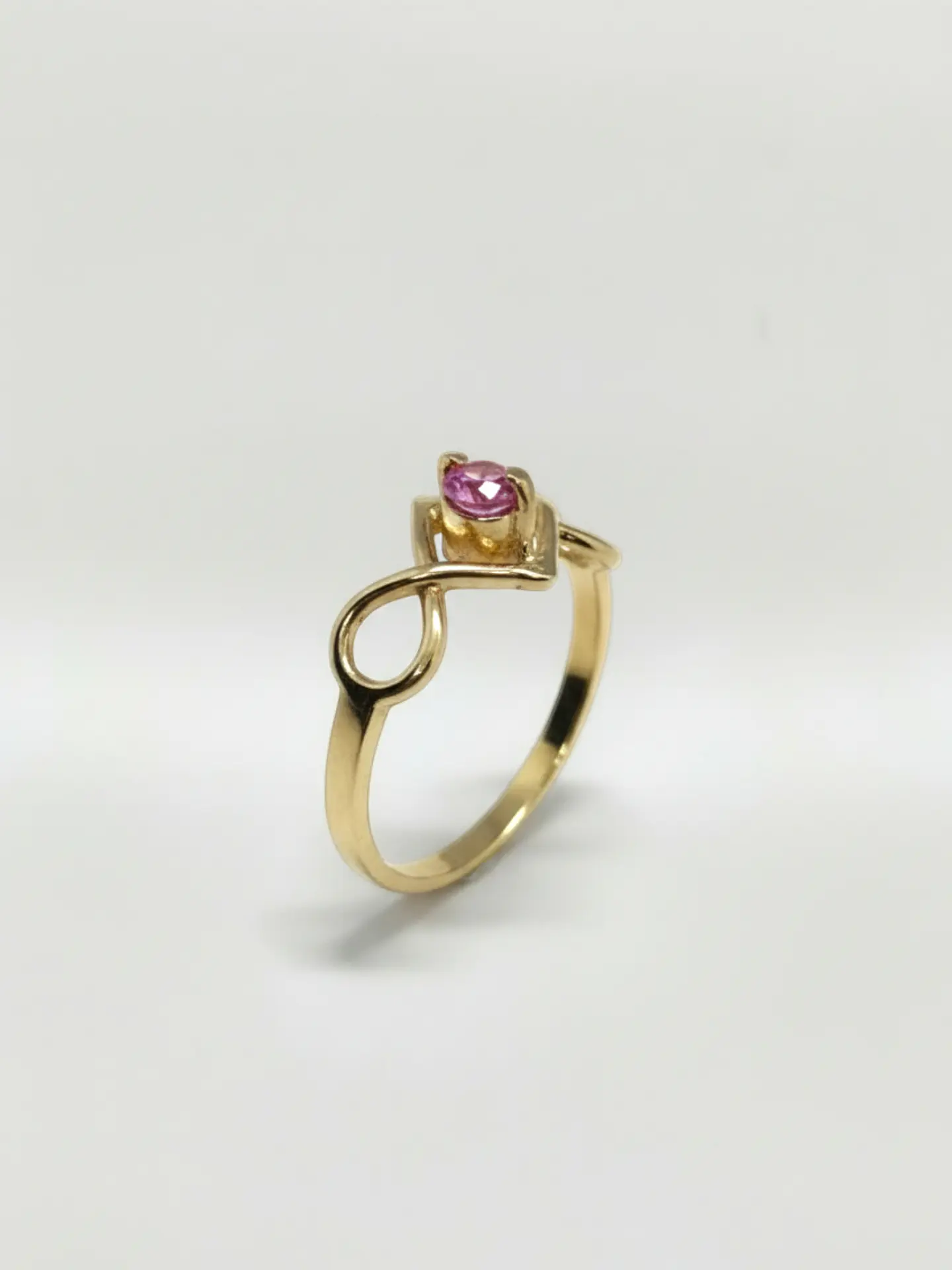 Anillo Infinito Rosa de Francia Mística Oro 18k 5