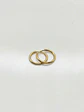 Aros Tubulares de Diseño Limpio Oro 18k - Miniatura 2