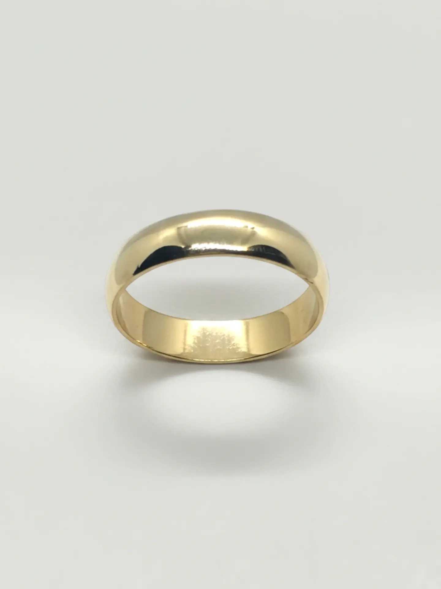 Argolla Esencia Media Caña Oro 18k 4