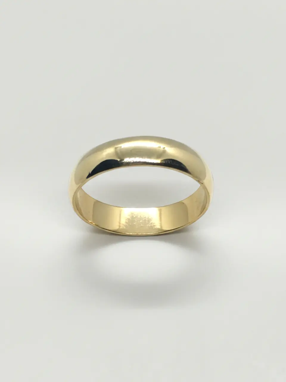 Argolla Esencia Media Caña Oro 18k 4