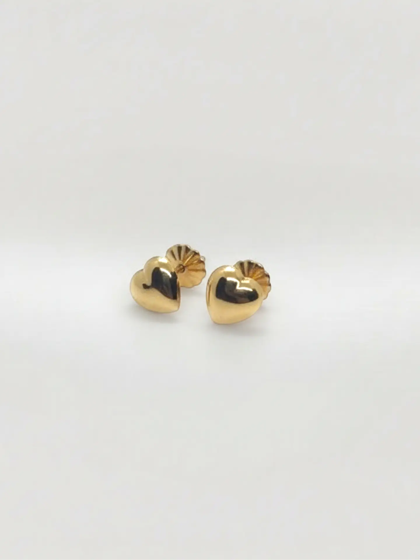 Aros Corazón Esencia Oro 18k 3