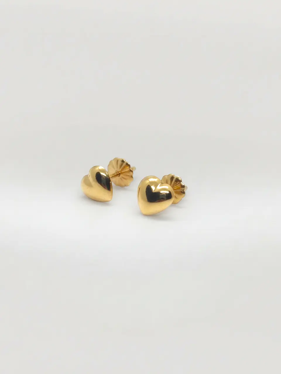 Aros Corazón Esencia Oro 18k 5