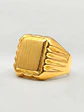 Anillo Sello de Prestigio Cuadrado Oro 18k - Miniatura 1