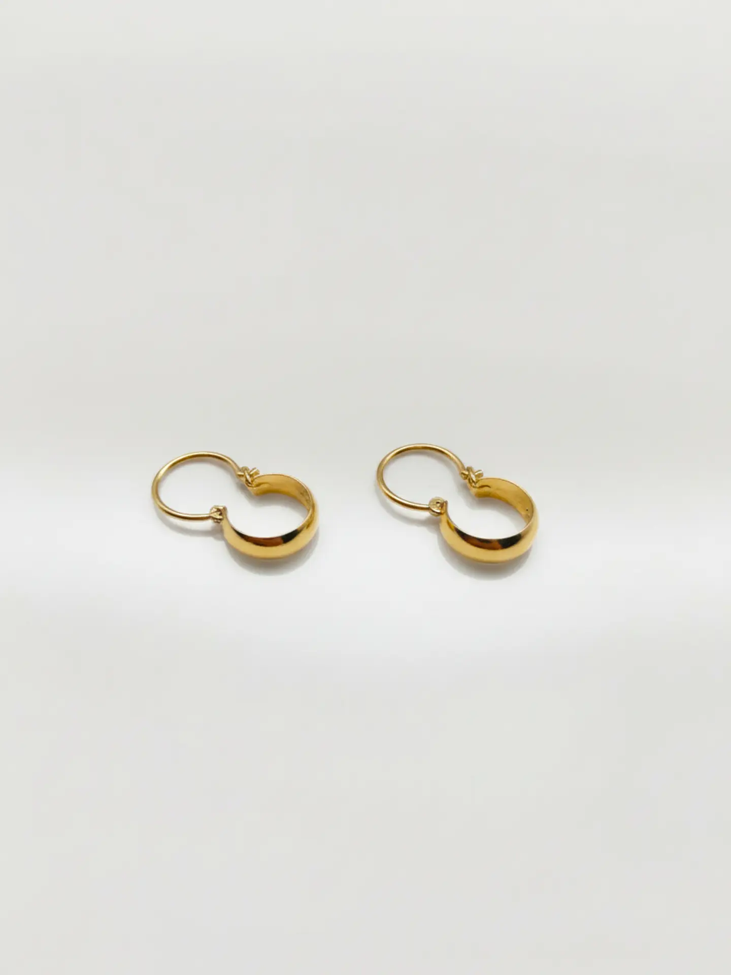 Aros Estilo Bote Tradicional Oro 18k 2