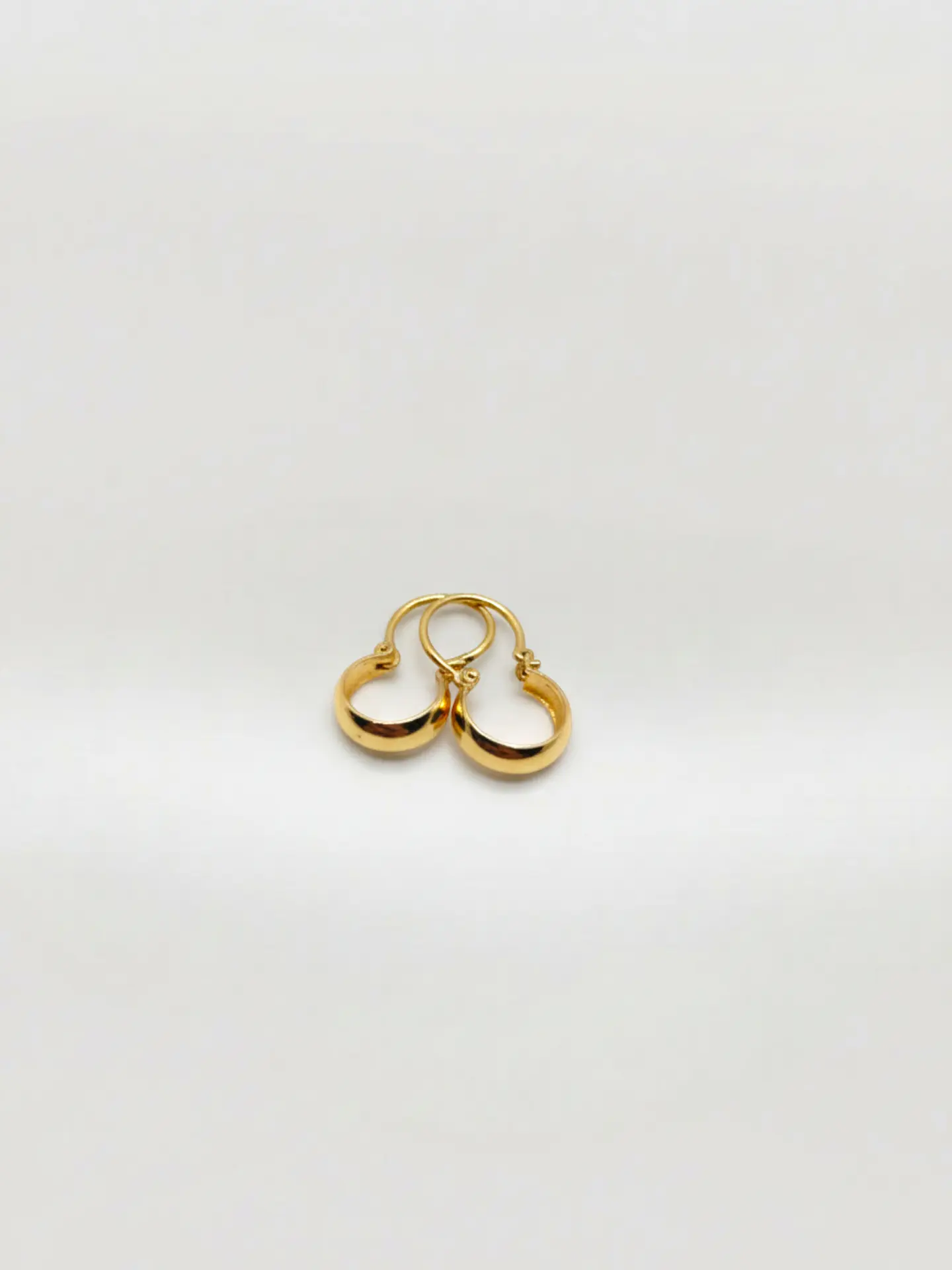 Aros Estilo Bote Tradicional Oro 18k 4