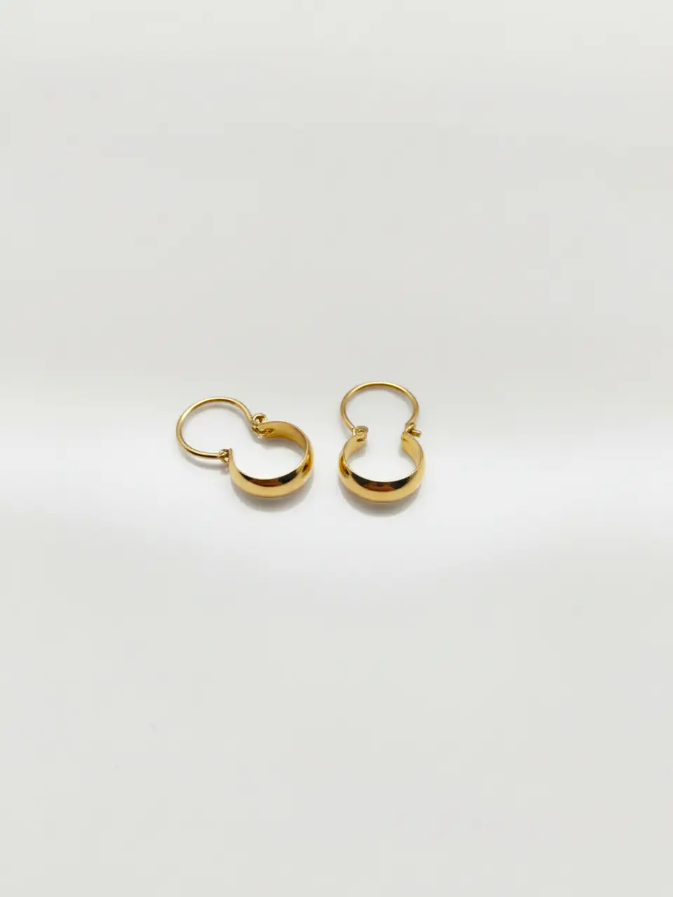 Aros Estilo Bote Tradicional Oro 18k 5