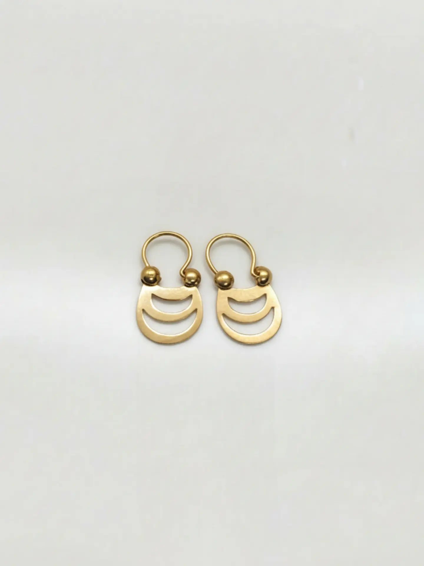 Aros Argollas Tradición Mapuche Oro 18k 1