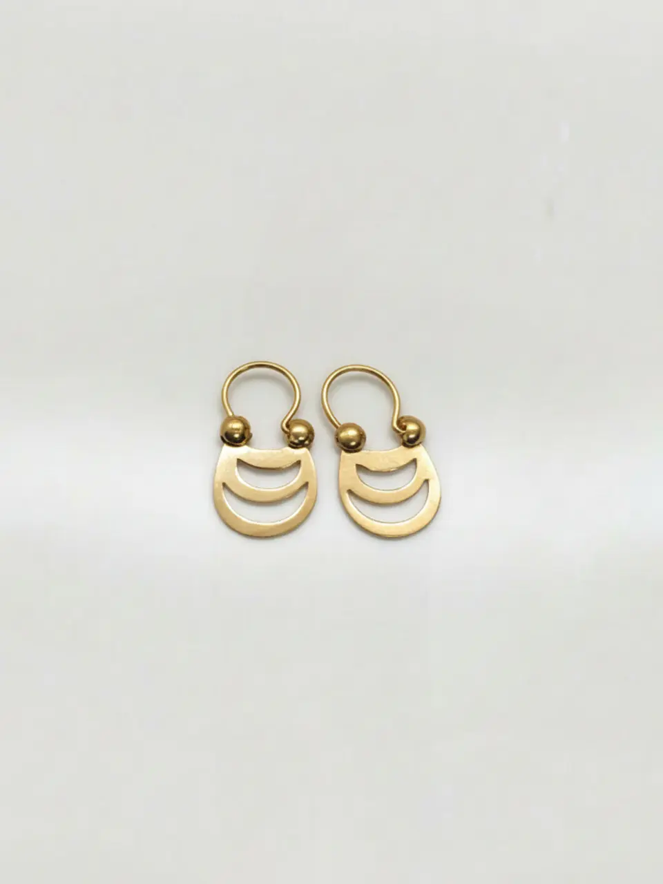 Aros Argollas Tradición Mapuche Oro 18k 1