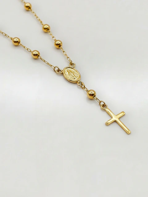 Pulsera Denario de Fe Sagrada Oro 18k