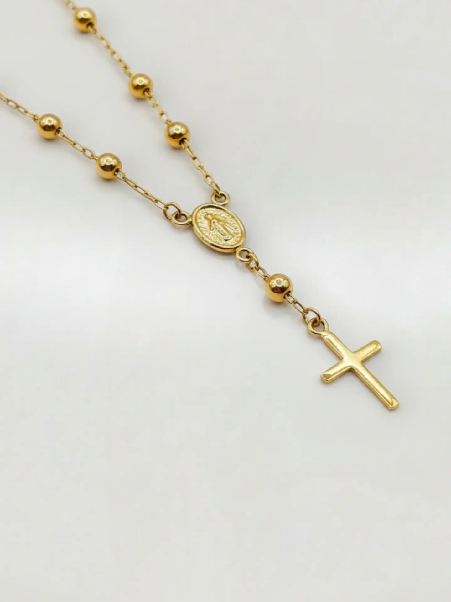 Pulsera Denario de Fe Sagrada Oro 18k 2