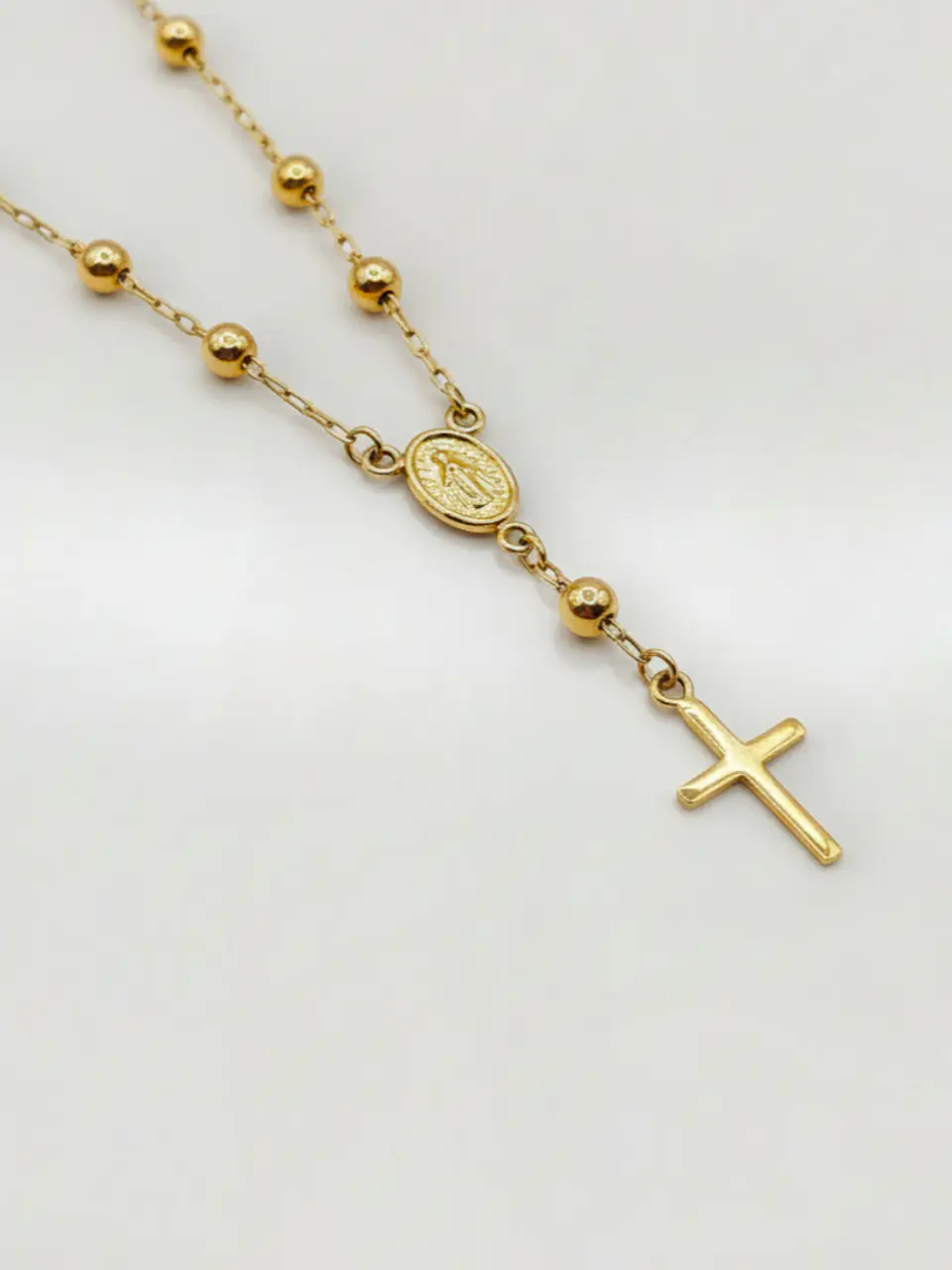 Pulsera Denario de Fe Sagrada Oro 18k 2