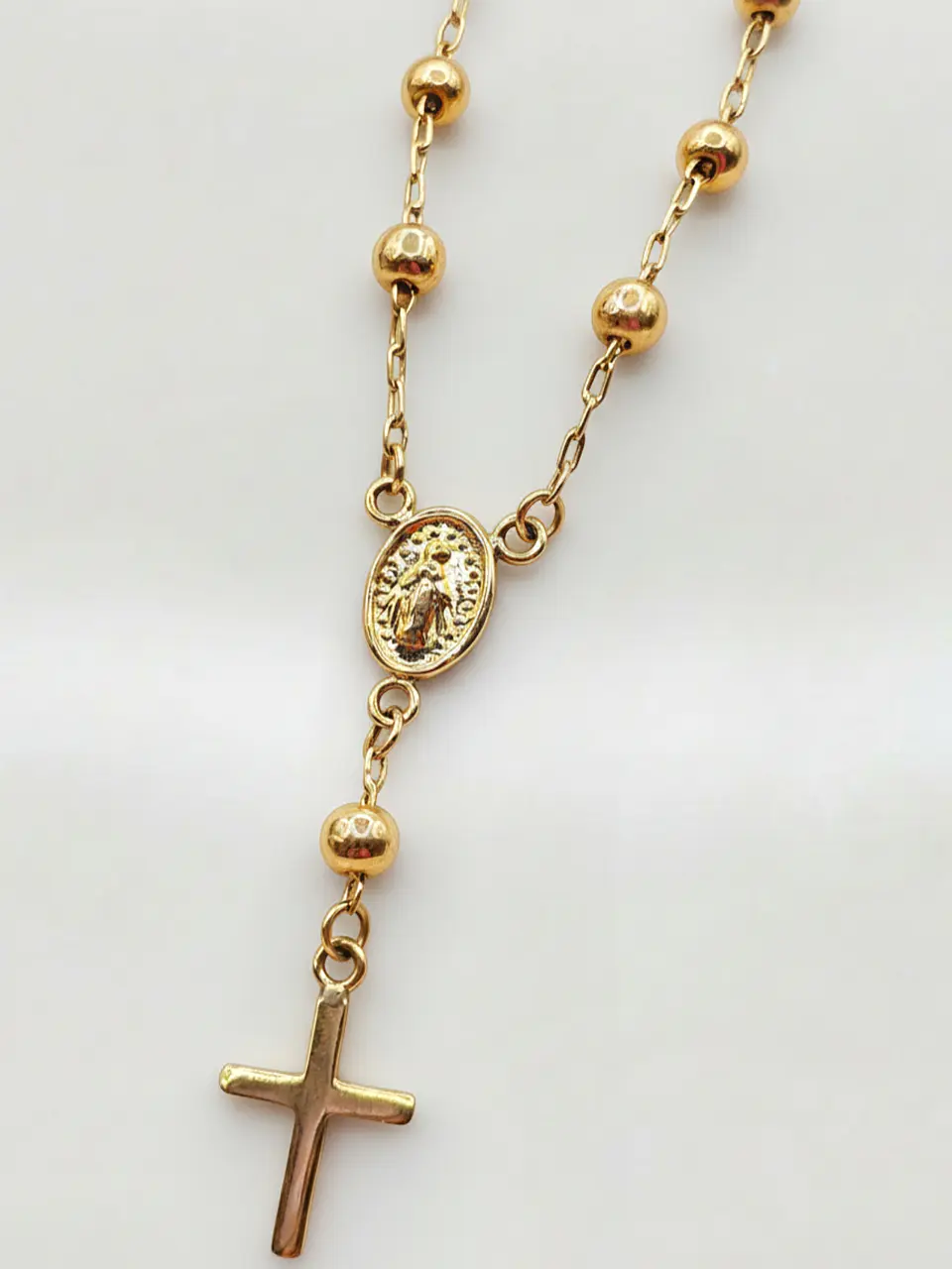 Pulsera Denario de Fe Sagrada Oro 18k 5