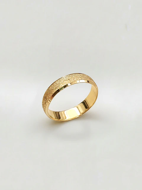 Argolla Matrimonio Tallado Eterno Oro 18k