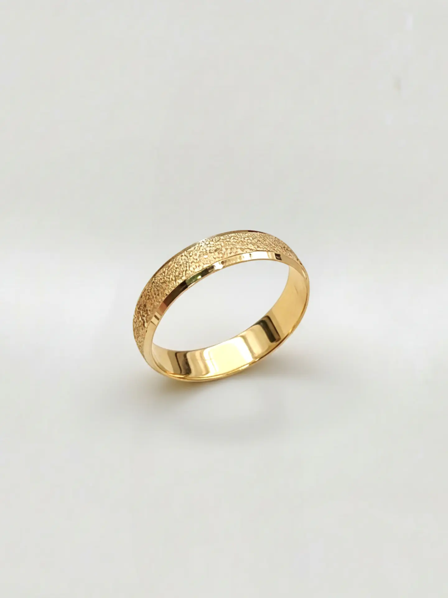 Argolla Nupcial Tallado Eterno Oro 18k 2