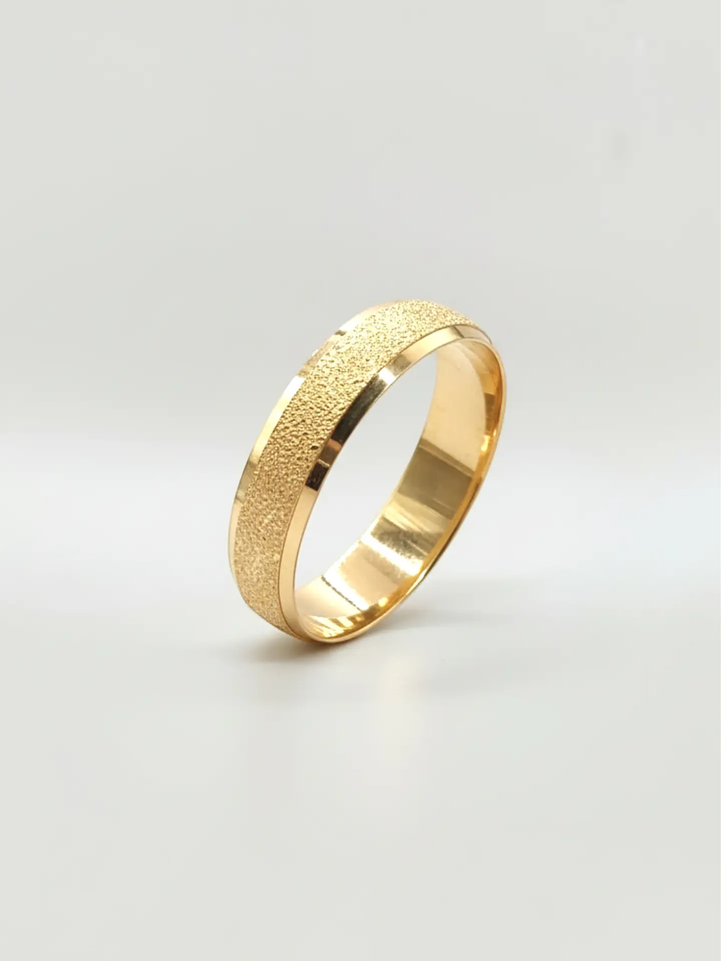 Argolla Nupcial Tallado Eterno Oro 18k 3