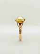 Anillo Pistilo Perla Cultivada Natural Oro 18k - Miniatura 2