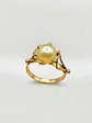 Anillo Pistilo Perla Cultivada Natural Oro 18k - Miniatura 5