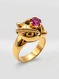 Anillo Chevalier Rubí de Estatus Oro 18k - Miniatura 3
